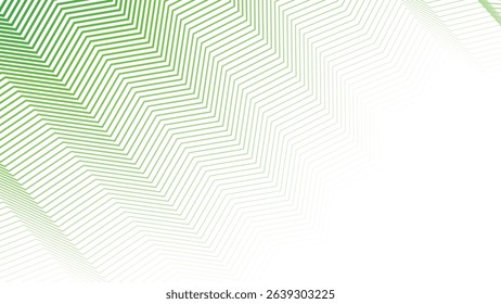 Green Zig zag stripes line pattern abstract background