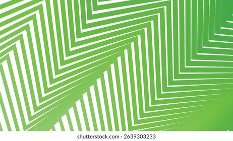 Green Zig zag stripes line pattern abstract background