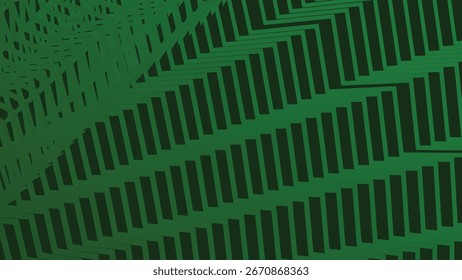 Green Zig Zag Stripes Line Abstract Background with Modern Geometric Pattern Design