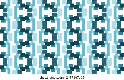 Green zigzag line on white pattern, vertical Zig zag rectangle green on white tile repeat seamless pattern replete image design for fabric printing