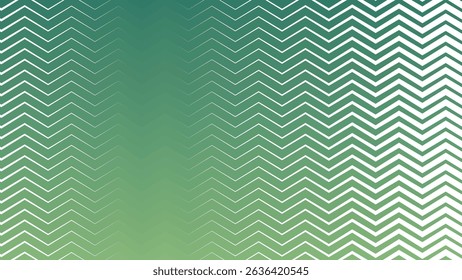 Green Zigzag Stripes Line Pattern Background for Fresh and Energetic Designs