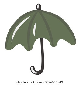 Green zone in a simple and cartoon style, hello very, cute illustration, print, poster, for design, sticker, cloud and rain, modern design