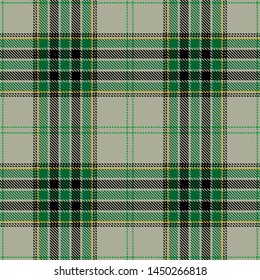 Green,Black,Gray and Yellow Tartan Plaid Scottish Seamless Pattern. Texture from tartan, plaid, tablecloths, shirts, clothes, dresses, bedding, blankets and other textile.