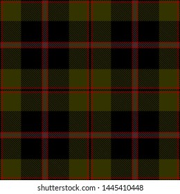 Green,Black,Red and Gray Tartan Plaid Scottish Seamless Pattern. Texture from tartan, plaid, tablecloths, shirts, clothes, dresses, bedding, blankets and other textile.