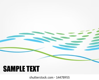 Green/Blue Abstract background (scalable gradient)