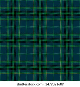 Green,Blue and Black Tartan Plaid Scottish Seamless Pattern. Texture from tartan, plaid, tablecloths, shirts, clothes, dresses, bedding, blankets and other textile.