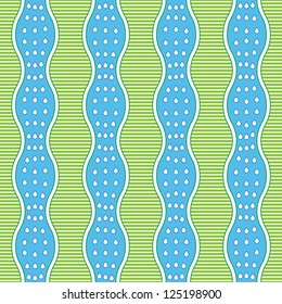 Green-Blue vector abstract seamless background