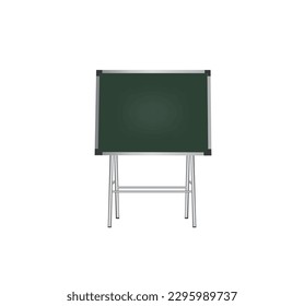 Greenboard flip chart. vector illustration