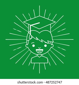 greenboard with school icon vector illustration design