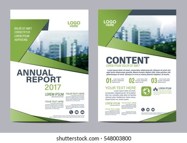 Greenery Brochure Layout design template. Annual Report Flyer Leaflet cover Presentation Modern background. illustration vector in A4 size
