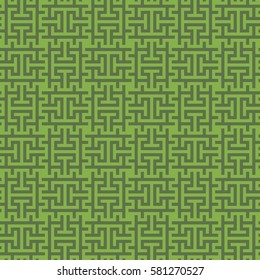 Greenery Checked gray Neutral Seamless Pattern for Modern Design in Flat Style. Tileable Geometric Vector Background.