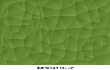 Greenery color on Polygon background, triangular style vector illustration. For trendy color of the year 2017 greenery background : polygonal,triangular mosaic,low polygon background in several media.