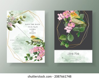 Greenery eucalyptus Hochzeitskarte