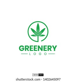 Greenery Logo, Design Inspiration Vector Template For Any Purpose Logo