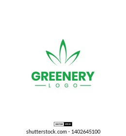 greenery logo, design inspiration vector template for any purpose logo