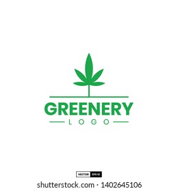 greenery logo, design inspiration vector template for any purpose logo
