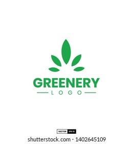 greenery logo, design inspiration vector template for any purpose logo