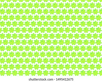 Greenery Pattern Design For Print, Fabric, Background, Wallpaper and Decorations. Editable Vector File Available 