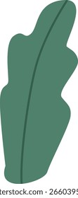 Grüne Blütenblattelement, Vektorgrafik