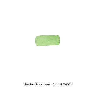 greenery watercolor vector backdrop for cute design tag, business card, invitation, web , text and logo isolated on transparent background. color like green, pale, emerald, nile 