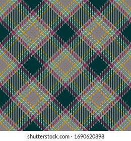 Green,Gray,Gold and Purple Tartan Plaid Scottish Seamless Pattern. Texture from tartan, plaid, tablecloths, shirts, clothes, dresses, bedding, blankets and other textile.
