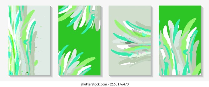 Fondo dinámico verde-gris para la colocación del texto. Arte mural.