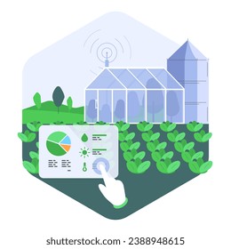 Greenhouse Automation Systems technology illustration