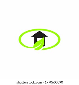 GreenHouse Design logo Template - Vector.