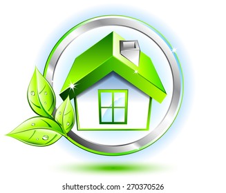 Green House Eco Logo Images Stock Photos Vectors Shutterstock