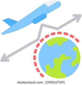 Greenhouse Effect Icon Element For Design