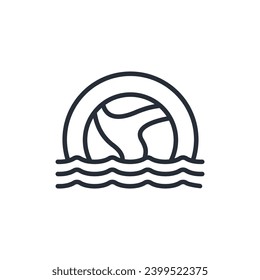 Greenhouse Effect icon. vector.Editable stroke.linear style sign for use web design,logo.Symbol illustration.