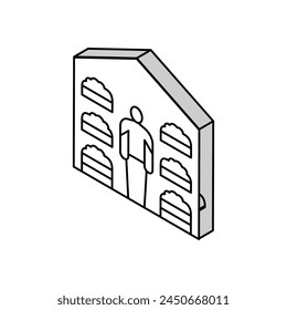 greenhouse hydroponics water irrigation isometric icon vector. greenhouse hydroponics water irrigation sign. isolated symbol illustration