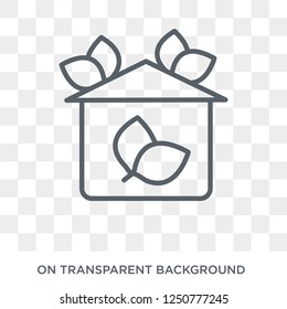 Greenhouse icon. Greenhouse design concept from Ecology collection. Simple element vector illustration on transparent background.