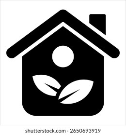 Greenhouse Icon Element For Design