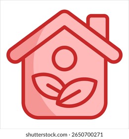 Greenhouse Icon Element For Design