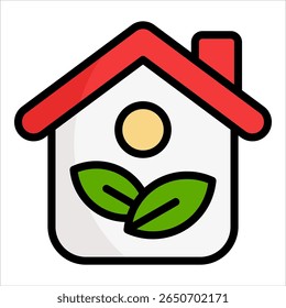 Greenhouse Icon Element For Design