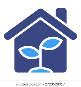 Elemento del icono del invernadero para el diseño