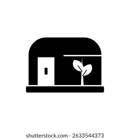 greenhouse icon, modern vector isolated on white background.