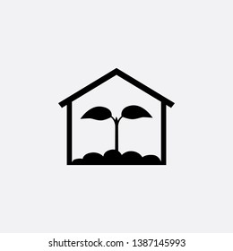 greenhouse icon sign signifier vector