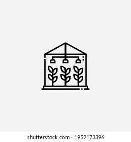 Greenhouse icon sign vector,Symbol, logo illustration for web and mobile