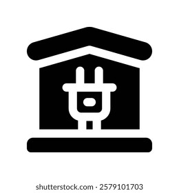 greenhouse icon. vector glyph icon for your website, mobile, presentation, and logo design.