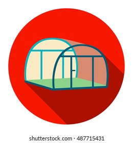 Greenhouse icon of vector illustration for web and mobile