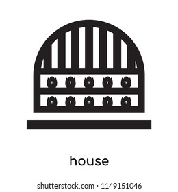 Greenhouse icon vector isolated on white background for your web and mobile app design, Greenhouse logo concept