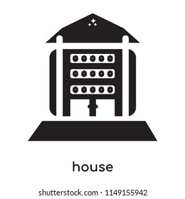 Greenhouse icon vector isolated on white background for your web and mobile app design, Greenhouse logo concept