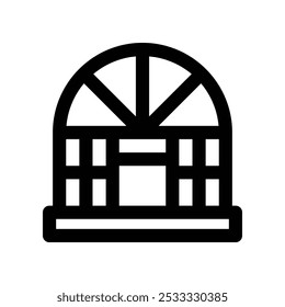 greenhouse icon. vector line icon for your website, mobile, presentation, and logo design.
