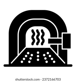 Greenhouse solid icon. Plants care vector illustration isolated on white. Glasshouse glyph style design, designed for web and app. Eps 10