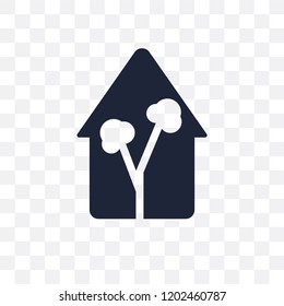 Greenhouse transparent icon. Greenhouse symbol design from Ecology collection. Simple element vector illustration on transparent background.
