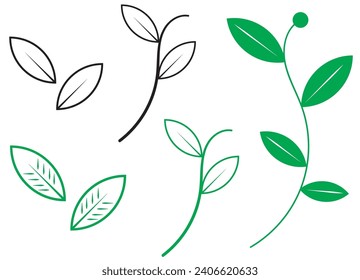 greening icon set, icon set 