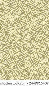 Greenish Abstract turing pattern. Nature texture. Ethnic wallpaper