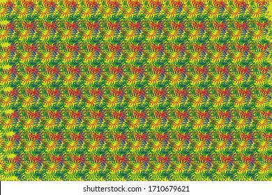 ilustración vectorial abstracta verde con líneas